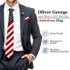 img 3 attached to 👔 Enhancing Style with Oliver George Cufflinks Handkerchief Gatherings