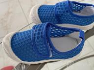 картинка 1 прикреплена к отзыву EQUICK Toddler Blue Sneakers U220SCKTWX - Дышащие мальчики кроссовки, размер 29. от Leroy Estell