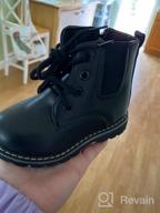 img 1 attached to Ultimate Komfyea Toddler Waterproof Zipper Combat Boys' Shoes: Unleash the Stylish Boots! review by Kristopher Tight