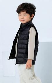 img 2 attached to High-Quality AIEOE Lightweight Sleeveless Outwear Waistcoat for Boys: Ideal Jackets & Coats