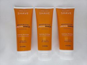 img 2 attached to 🥭 Triple-Pack Trader Joe's Honey Mango Moisturizing Shave Cream: With Aloe Vera and Vitamin E for Effective Shaving Experience, Ideal for Both Men and Women