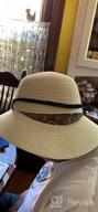 img 1 attached to Women'S UPF 50+ Sun Bucket Straw Hat With Lanyard - Foldable Summer Beach, Fishing, Safari & Garden Protection review by Bobby Aghetoni