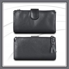 img 3 attached to Valenchi Soft Flexible Genuine Leather Vintage Women's Handbags & Wallets : Wallets