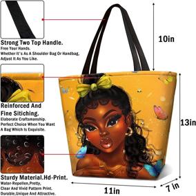img 3 attached to 👜 Stylish African American Women's Satchel Handbags & Wallets for Business and Shopping