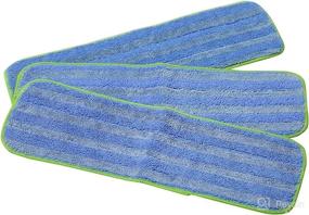 img 1 attached to 🧹 Enhance Your Cleaning with Star Fiber Star Mop Micro Fiber Refill Pads - Set of 3