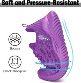 img 1 attached to Женские легкие беговые кроссовки с эффектом памяти - дышащая теннисная обувь для медсестер, тренажеров и бегунов
