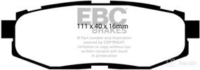 img 4 attached to 🔴 EBC Brakes DP31758C Redstuff Ceramic Brake Pads - Low Dust Performance