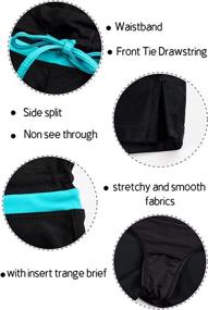 img 1 attached to 🩴 Hollow Women's Clothing: Trendy Women's Bottom Beach Shorts via Swimsuits & Cover Ups
