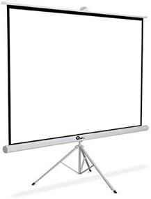 img 4 attached to Qian DIBAN 100-Inch Matte White Projection Screen With Tripod Stand (QPD-69602) For Improved SEO