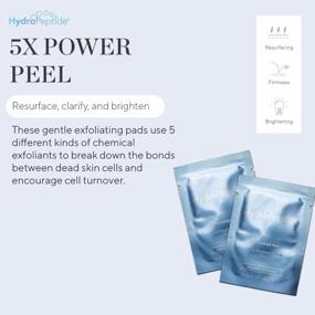 img 3 attached to HydroPeptide 5X Power Peel: Daily Resurfacing Pads For Smooth Skin And Youthful Glow - 4 Oz.