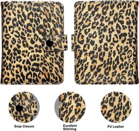 img 3 attached to 🐆 Leopard-print PU Leather Passport and Vaccine Card Holder - Travel Wallet Combo for Women and Men with Vaccination Card Slot