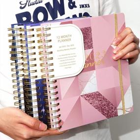 img 3 attached to 2023 Hardcover Planner - 12 Month Agenda W/ Stickers, Tabs & Laminated Dividers For Women | Jan-Dec