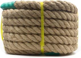 img 3 attached to Aoneky Jute Rope: Versatile 1/2 Inch x 48 Feet Twisted Hemp Rope for Crafts, Climbing, Hammock, Cat Scratching Post, and More!