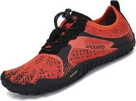 👟 saguaro anti slip girls' athletic barefoot sneakers: maximum performance and style logo