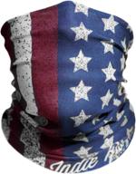 indie ridge american flag outdoor motorcycle mask: old glory for skiing, snowboarding & more - seamless microfiber headwear logo