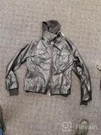 img 1 attached to MBJ Women'S Faux Leather Motorcycle Jacket With Hoodie: Stylish And Durable By Johnny review by Christina Adams