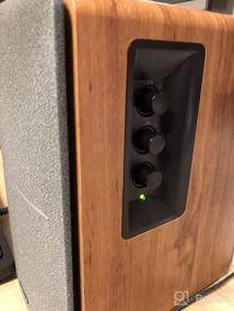 img 5 attached to Edifier R1280T Active Bookshelf Speakers - 2.0 Stereo Near Field Monitors - Wooden Enclosure - 42 Watts RMS - Ideal for Studio Monitoring
