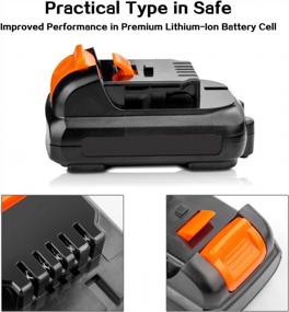 img 2 attached to Long-Lasting Power: Lithium-Ion Replacement Battery For Multiple DCB Models