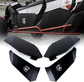 img 4 attached to 🚀 2017-2021 Can-Am Maverick X3 MAX Turbo Aluminum Lower Full Door Insert Panels Kit by Xprite