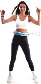 img 2 attached to Smart Adjustable Hoola Hoop For Weight Loss, Body Shaping, Improving Fitness And Belly Massage Easy To Use - Hulahoop That Will Not Fall, 24 Sections