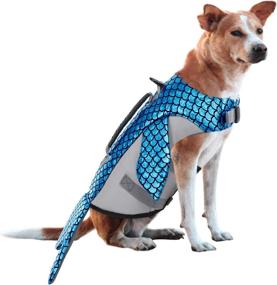 img 3 attached to 🐶 ASENKU Ripstop Dog Life Jacket - Adjustable Safety Vest for Dogs with High Buoyancy and Durable Rescue Handle - Ideal for Small, Medium, and Large Dogs