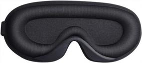 img 4 attached to AROSKY Sleep Mask: Block Out Light & Get Comfortable Rest With 3D Contoured Cup Eye Mask!
