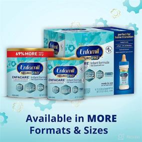 img 2 attached to 🍼 Enfamil NeuroPro EnfaCare Premature Baby Formula: Ready-to-Use Bottles for Catch-up Growth, Immune Support & Brain Development (48 count)