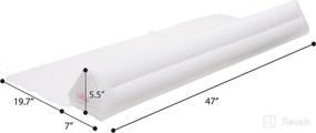 img 1 attached to Inflatable Bed Rail for Toddlers: 2-Pack Set with Pump - Travel Bed Bumpers for Kids - Safety Flaps & Blow-up Guard for King, Queen, Full, Twin, Toddler Size Beds