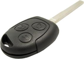 img 3 attached to 🔑 Keyless2Go Uncut Replacement Remote Head Key Fob for Ford Fiesta KR55WK47899