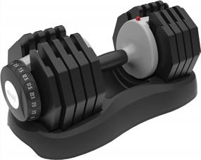 img 4 attached to Versatile Adjustable Dumbbell Set With Multiple Weight Options - Perfect For Full Body Workouts At Home Gym For Both Men And Women