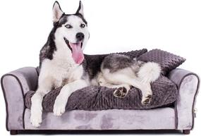 img 4 attached to Comfortable and Stylish Keet Westerhill Pet Sofa Bed - Ideal for Your Furry Friend