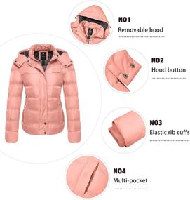 img 3 attached to Wantdo Womens Winter Insulated Removable Women's Clothing at Coats, Jackets & Vests