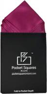 👔 exquisite miami aspen black pocket squares: classy men's accessories & handkerchiefs logo