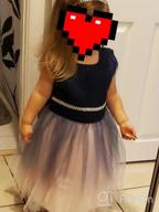img 1 attached to Stunning Christmas Flower Girl Dresses: Rainbow Tulle, 3D Embroidery, And Beading For Princess Pageants And Weddings By Weileenice review by Matthew Nielsen