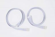 litcessory extension cable for c by ge smart light strips (3.3ft, 2 pack, white) logo
