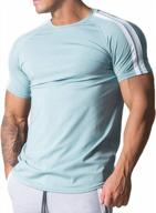 magiftbox men's hipster athletic t-shirts for casual gym wear - slim fit and breathable fabric logo