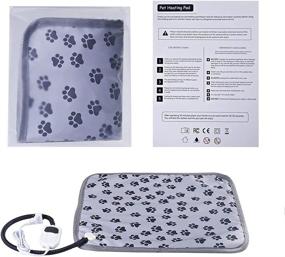 img 1 attached to IYinFei Indoor Pet Heating Pad for Dogs, Cats, and Small Animals - Electric Waterproof Pet Heating Pad (L:23.6X17.7 in)