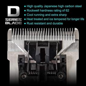 img 2 attached to Furzone D Series Flash Clipper Blade - Premium Japanese Steel, Long Lasting Durability, Size 4F-9.6Mm