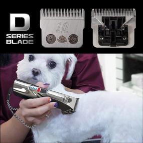 img 1 attached to Furzone D Series Flash Clipper Blade - Premium Japanese Steel, Long Lasting Durability, Size 4F-9.6Mm