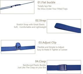 img 2 attached to Vanstart Womens Adjustable Stretch Slimming Women's Accessories : Belts