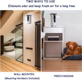 img 1 attached to 🌬️ Programmable Air Freshener Spray Dispenser - Wall Mount/Free Standing Scent Dispenser for Home, Bathroom, Room, Office, and Commercial Area