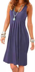 img 1 attached to Stay Chic And Comfortable This Summer With Jouica'S Sleeveless Sun Dresses With Pockets