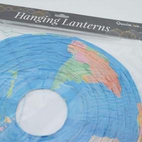 img 1 attached to 14 Inch World Map Paper Lantern From Quasimoon At PaperLanternStore.Com