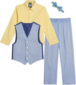 img 2 attached to IZOD Little 4 Piece Dress Medium Boys' Clothing : Suits & Sport Coats