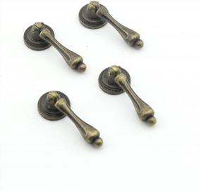 img 4 attached to Owfeel Antique Drawer Cabinet Decorative Pull Handle Knob Pack Of 4Pcs