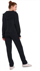 img 1 attached to Women'S Sherpa-Lined Hooded Tracksuit Set With Hoodie And Sweatpants By Yasumond