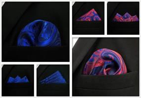 img 1 attached to 👔 Assorted Pocket Squares: Stylish Men's Handkerchiefs for Fashionable Accessories