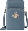 deluxity lightweight crossbody shoulder compartment women's handbags & wallets - shoulder bags logo