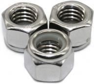 pack of 50 stainless steel 5/16-inch standard (sae) nylon insert lock nuts by fullerkreg логотип