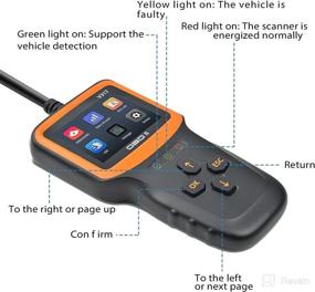 img 1 attached to 🚗 ATDIAG OBD2 Scanner: Car Engine Code Reader, Automotive Diagnostic Tool with Live Data, Universal for All OBD II Protocol CAN Cars Trucks Vehicles Since 1996